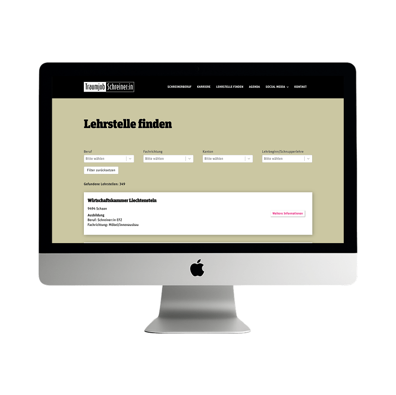 Traumjob Schreiner:in